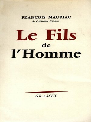 cover image of Le fils de l'homme